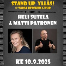 Stand up: Heli Sutela ja Matti Patronen Stand up: Heli Sutela ja Matti Patronen image