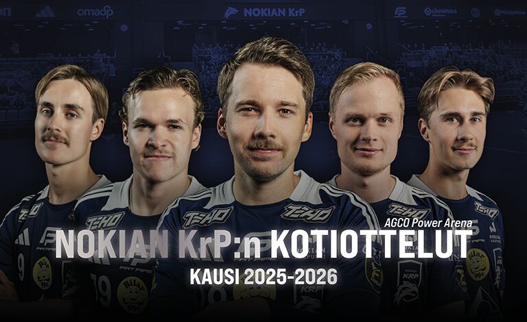 Nokian KrP kotiottelut 2025-2026