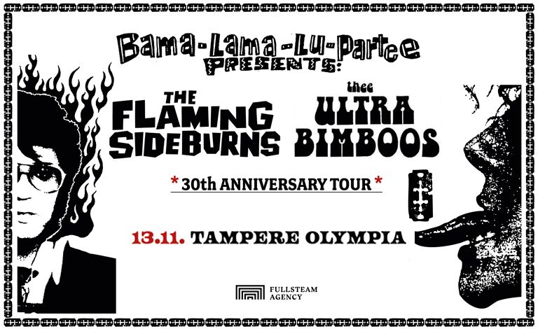 The Flaming Sideburns + Thee Ultra Bimboos