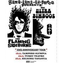 THE FLAMING SIDEBURNS + THEE ULTRA BIMBOOS + SWEATMASTER K-18