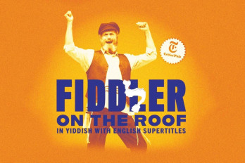 Fiddler on the Roof in Yiddish image