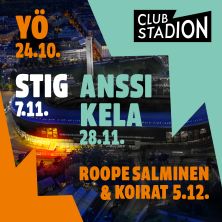 Club Stadion: Roope Salminen ja Koirat K-18