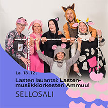 Sellosali: Lasten lauantai: Lastenmusiikkiorkesteri Ammuu!