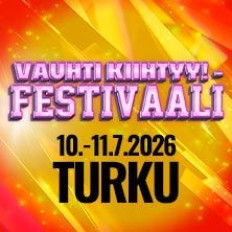 VAUHTI KIIHTYY FESTIVAALI TURKU 2026 - 2 PÄIVÄÄ SISÄVESSALIPPU K-18