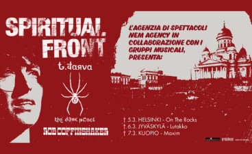 Spiritual Front (ITA) + supports: T. Jarva & The Dark Place, Rob Coffinshaker (SWE)