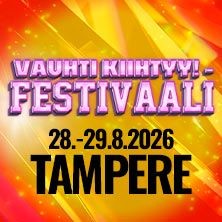 VAUHTI KIIHTYY FESTIVAALI TAMPERE 2026 - 2 PÄIVÄÄ PRIORITY KAVERILIPPU K-18