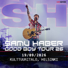 Samu Haber - Good Boy Tour 26 (loppuunvarattu)