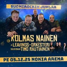 NOKIA ARENAN AITIOT: Suomirockin juhlaa: Kolmas Nainen ja Leavings-Orkesteri