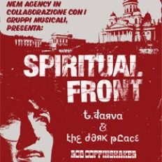 SPIRITUAL FRONT (IT), T.JARVA & THE DARK PLACE, ROB COFFINSHAKER (SE) K-18