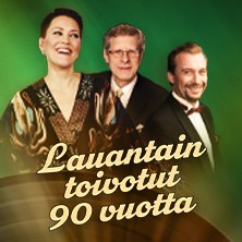 Lauantain toivotut-konsertti Mari Palo, Seppo Hovi, Hannu Lehtonen