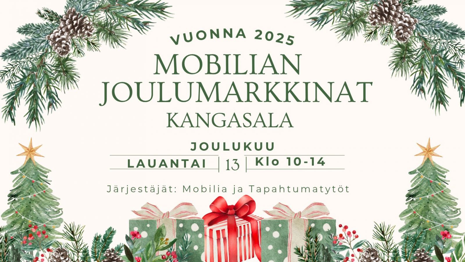 Kangasalan joulumarkkinat Mobiliassa 2025