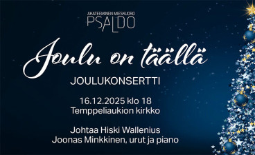 Joulu on täällä -joulukonsertti