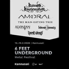 6 Feet Underground - Metal Festival: 1 pv lauantai K-18