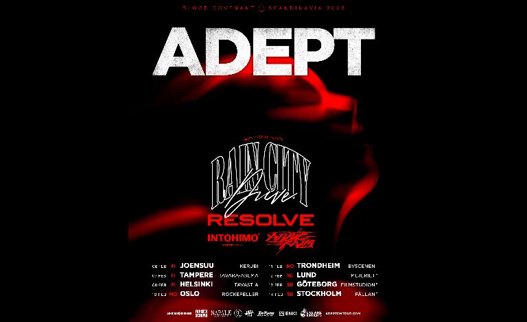 Adept (SWE), Abbie Falls (CZE),  Resolve (FRA), Rain City Drive (USA)