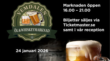 Vemdalens Öl & Whisky marknad