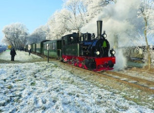 Nikolausfahrt mit dem Dampfzug (Hin- und Rückfahrt)