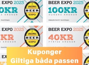 Dryckeskuponger - Linköping Beer Expo - En ölmässa för alla!