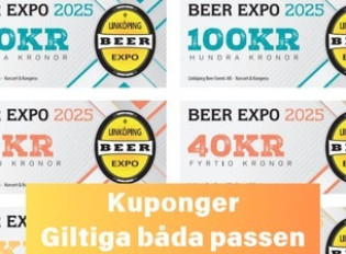 Dryckeskuponger - Linköping Beer Expo - En ölmässa för alla!