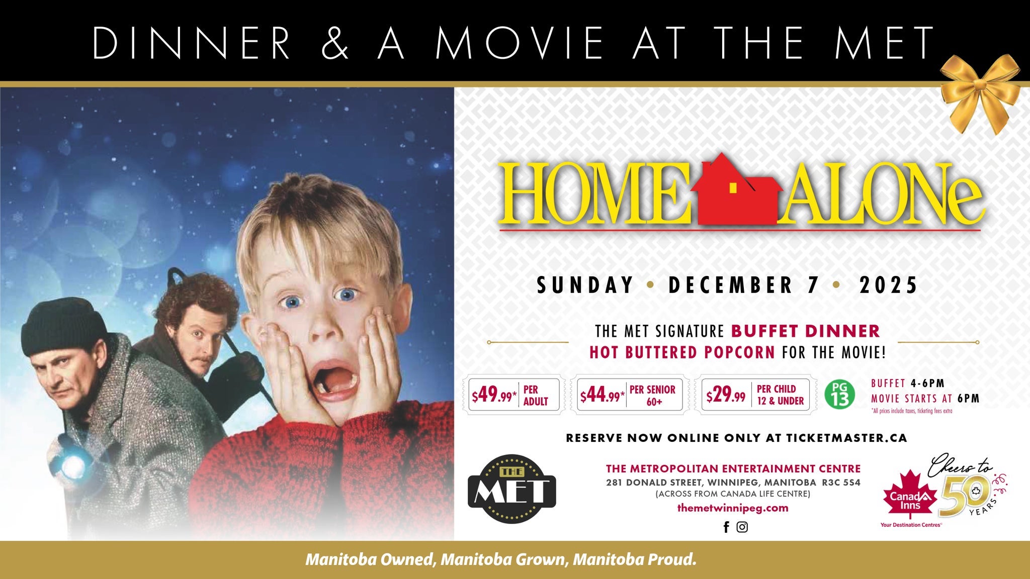 Home Alone - Dinner and Movie