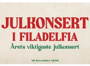 Julkonsert i Filadelfia