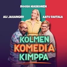 STAND UP - Kolmen komediakimppa Jahangiri, Maskonen, Raitala
