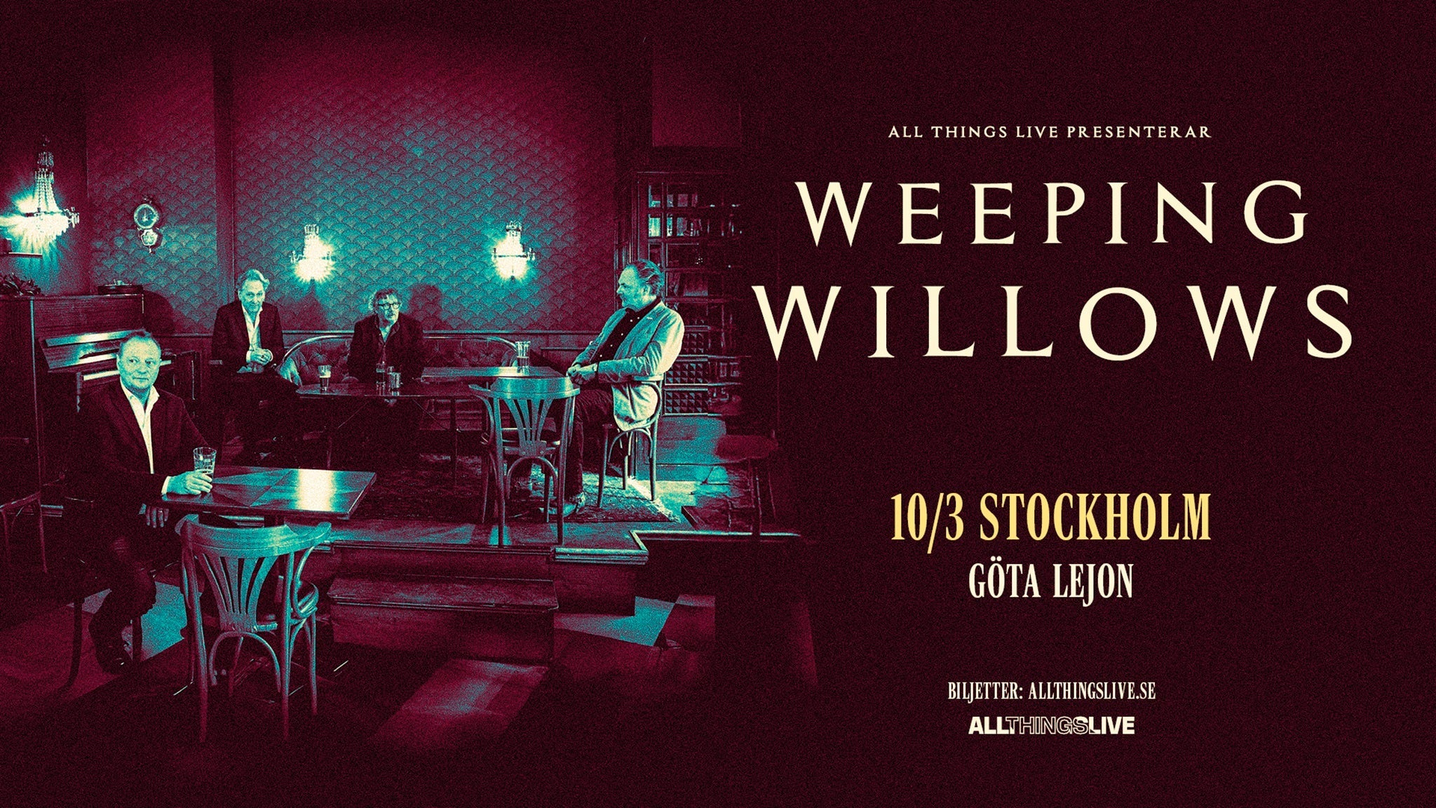 Weeping Willows vårturné 2026