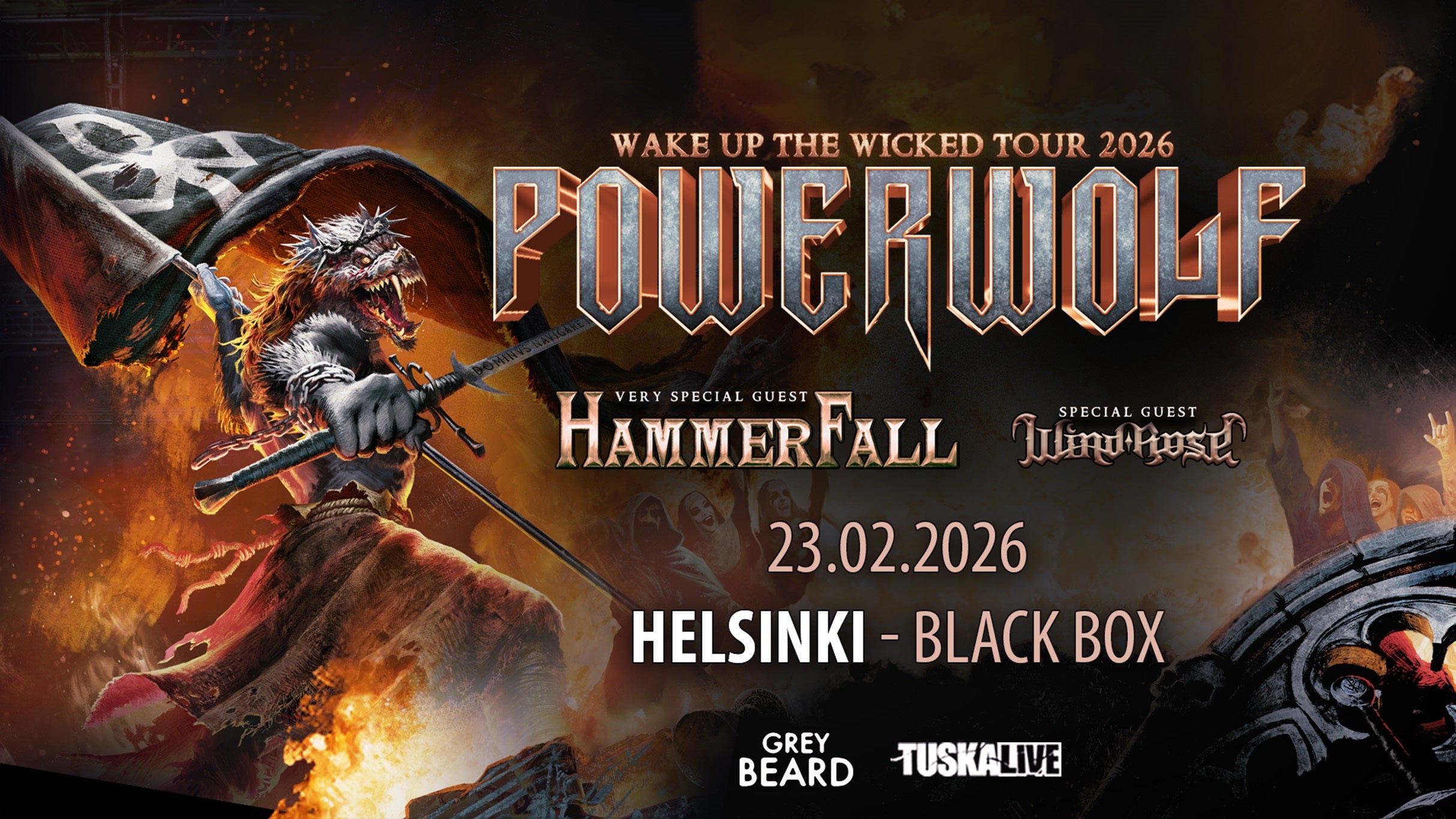 Powerwolf - Wake Up The Wicked Tour 2026
