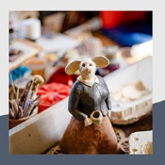 Savityöpaja aikuisille: Eläinaiheita savesta