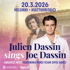 KULTTUURITALON AITIOT: Julien Dassin sings Joe Dassin Greatest hits!