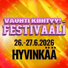 VAUHTI KIIHTYY FESTIVAALI HYVINKÄÄ - 2 PÄIVÄÄ KAVERILIPPU K-18