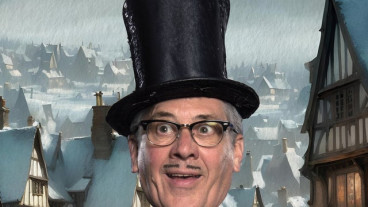 Count Arthur Strong is Charles Dickens in A Christmas Carol