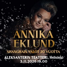 Annika Eklund - Shanghain valot 20 vuotta