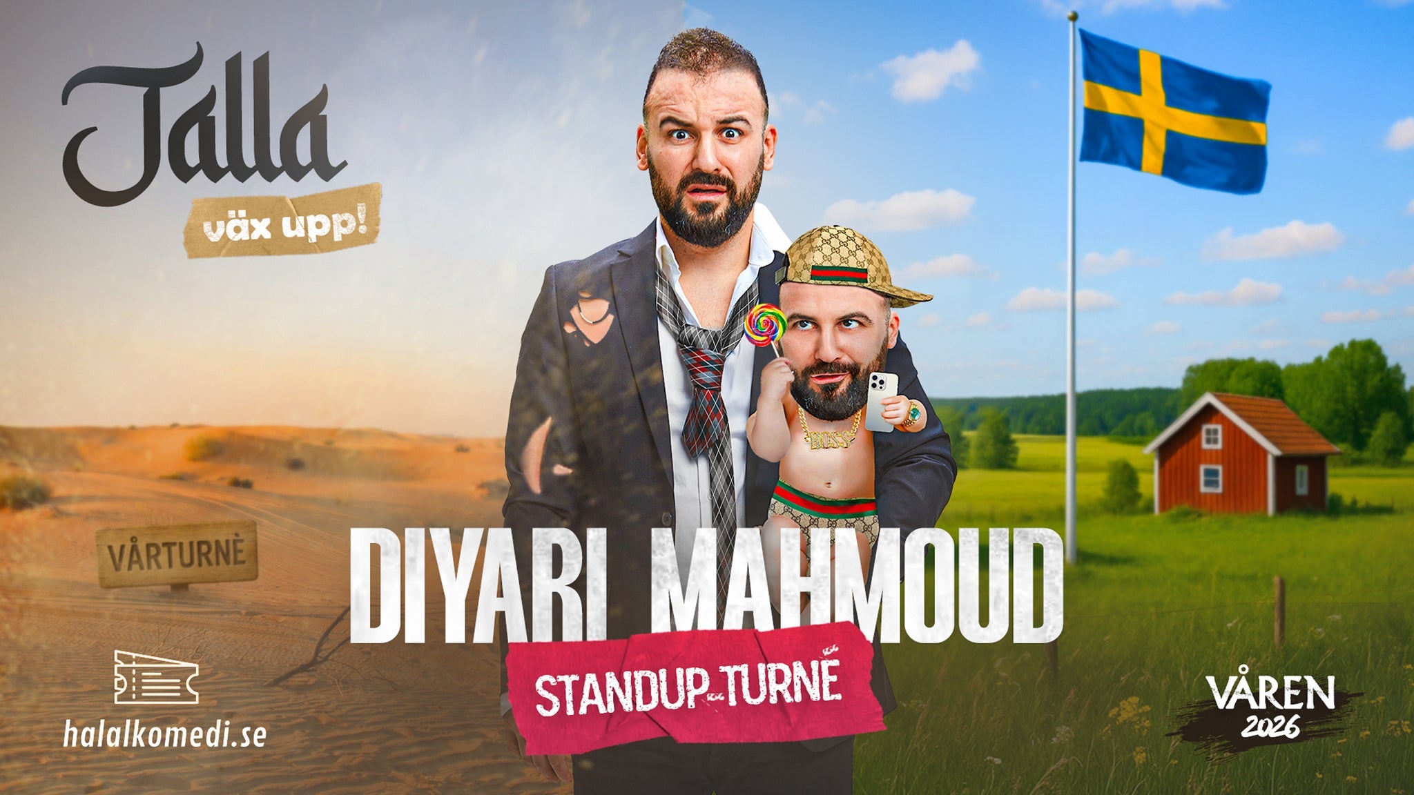 DIYARI MAHMOUD - JALLA, VÄX UPP!