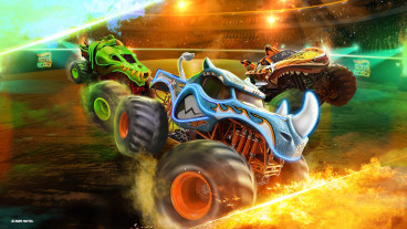 Hot Wheels Monster Trucks Live - Glow-N-Fire