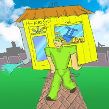 Hukassa on hyvä paikka