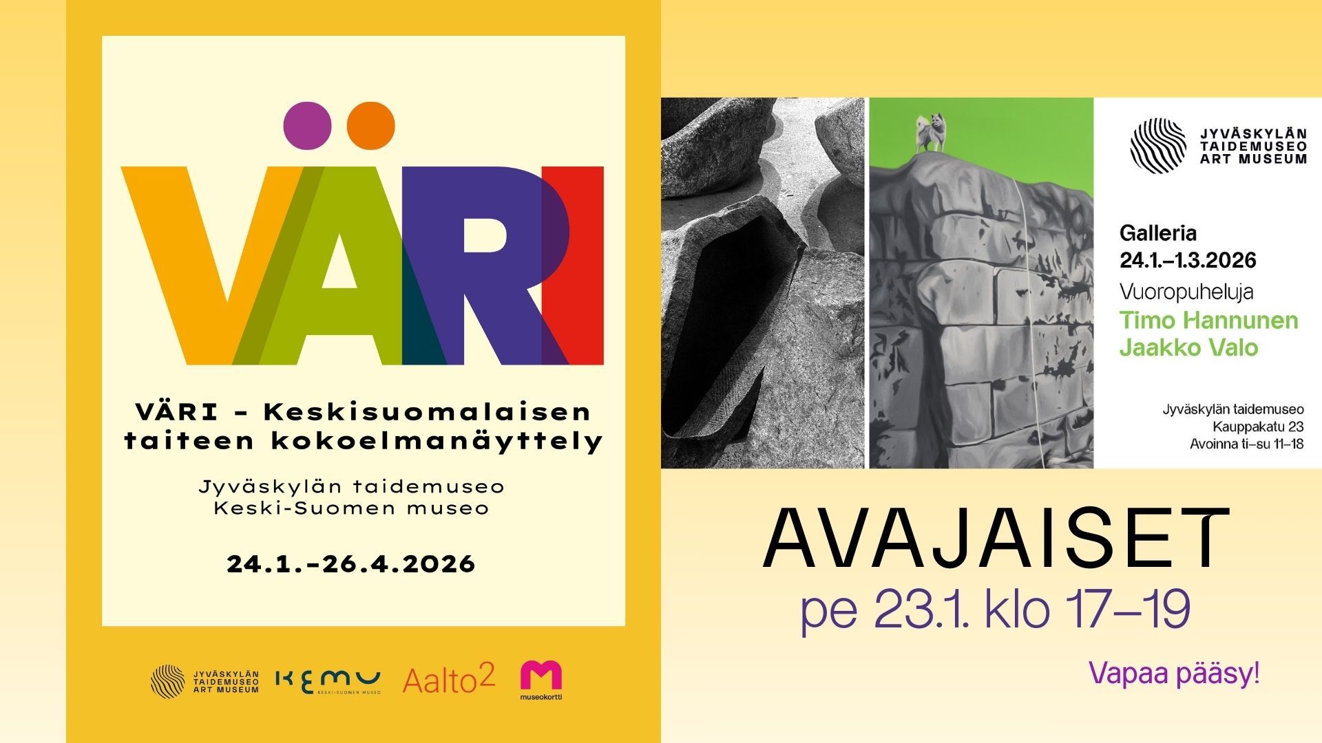 Avajaiset: VÃRI + Vuoropuheluja