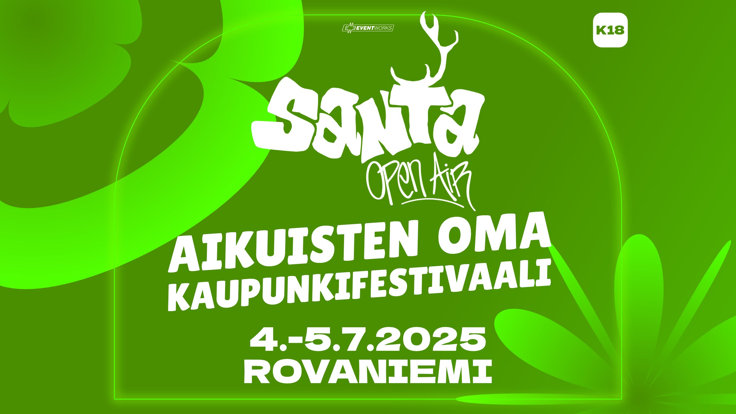 Santa Open Air - 2 päivän lippu 3.-4.7.2026