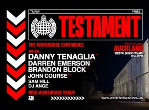 Ministry of Sound Testament - 90s Session, Auckland