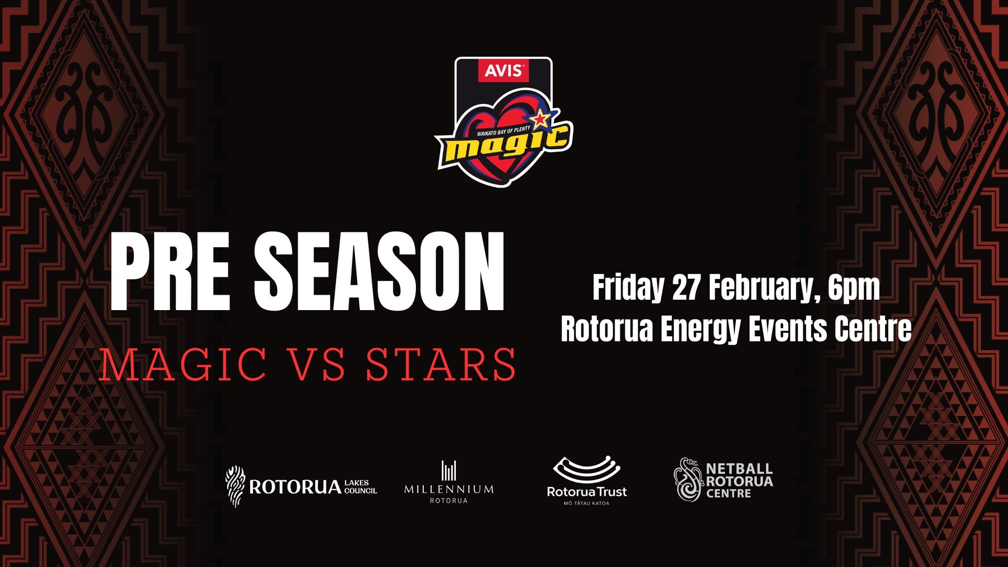 Avis Magic Netball v Stars Pre Season Match