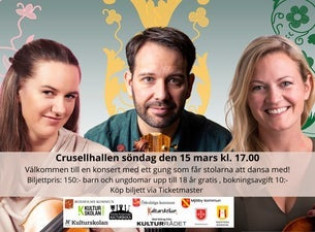 Folkmusikkonsert med Pérez, Wolski, Marine, Östergötlands kulturskolor