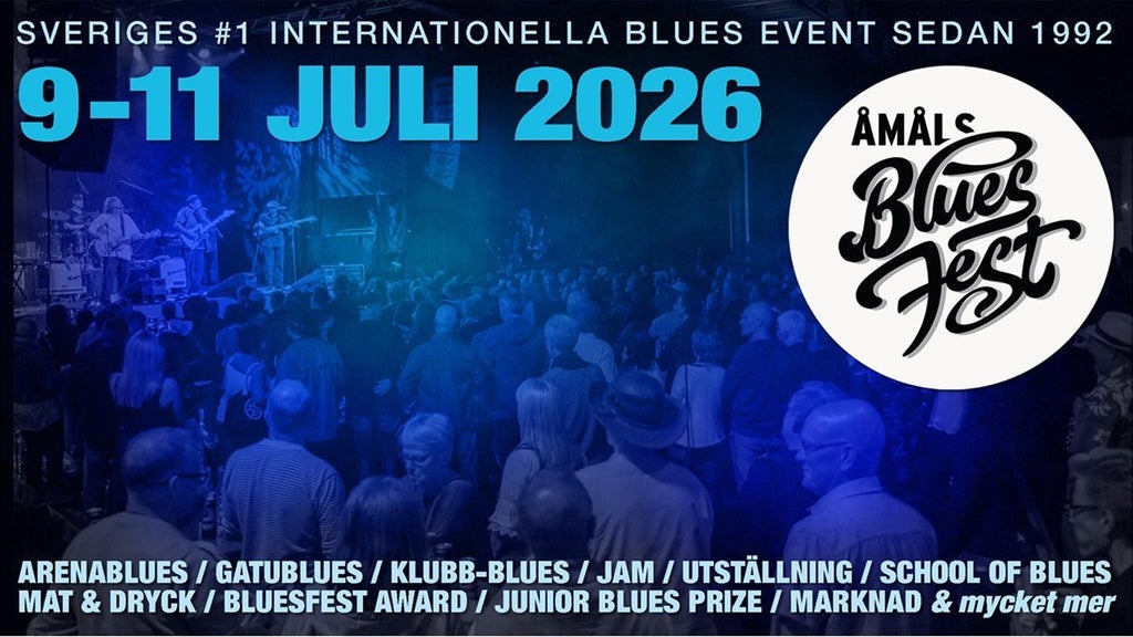 Åmåls Bluesfest 2-dagarsbiljett 10-11 juli