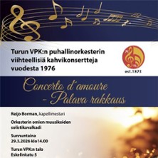 Turun VPK:n puhallinorkesterin konsertti
