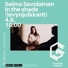 Selma Savolainen in the shade