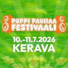POPPI PAUHAA KERAVA - 2 PÄIVÄÄ VIP KAVERILIPPU K-18