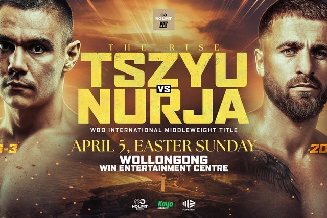 No Limit Boxing Presents Tim Tszyu v Denis Nurja