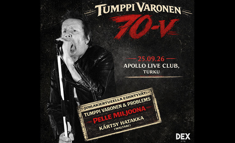 Tumppi Varonen 70v-juhlakonsertti feat. Pelle Miljoona