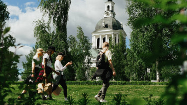 English guided city walk in Skellefteå