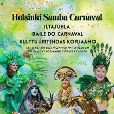 Helsinki Samba Carnaval®: Pre Baile & Baile Do Carnaval 2026 