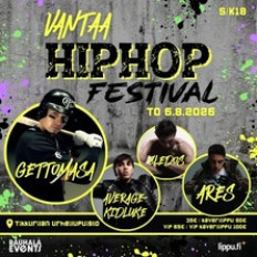 VANTAA HIP HOP FESTIVAALI - KAVERILIPPU