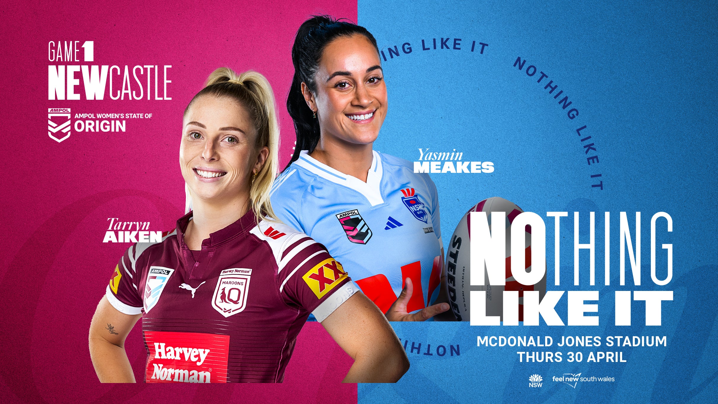 Ampol Women's State of Origin I: Westpac NSW Blues Women v QLD Maroons